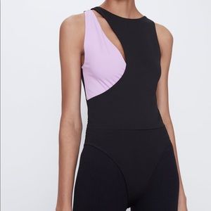 Zara Modern Color Block Bodysuit